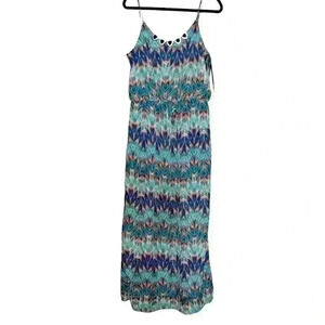 City Triangles Sun Dress Size‎ XL Southwest Print Cruise Party Evening Wear